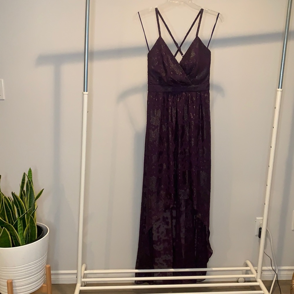 Purple High-low Dress
